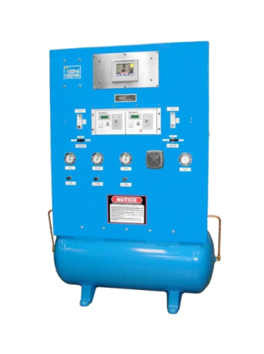 Industrial gas mixer for special applications